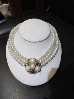 Magnificent NYC Estate 18KT Heavy Gold Overlaid Long Chain Gold Link Necklace