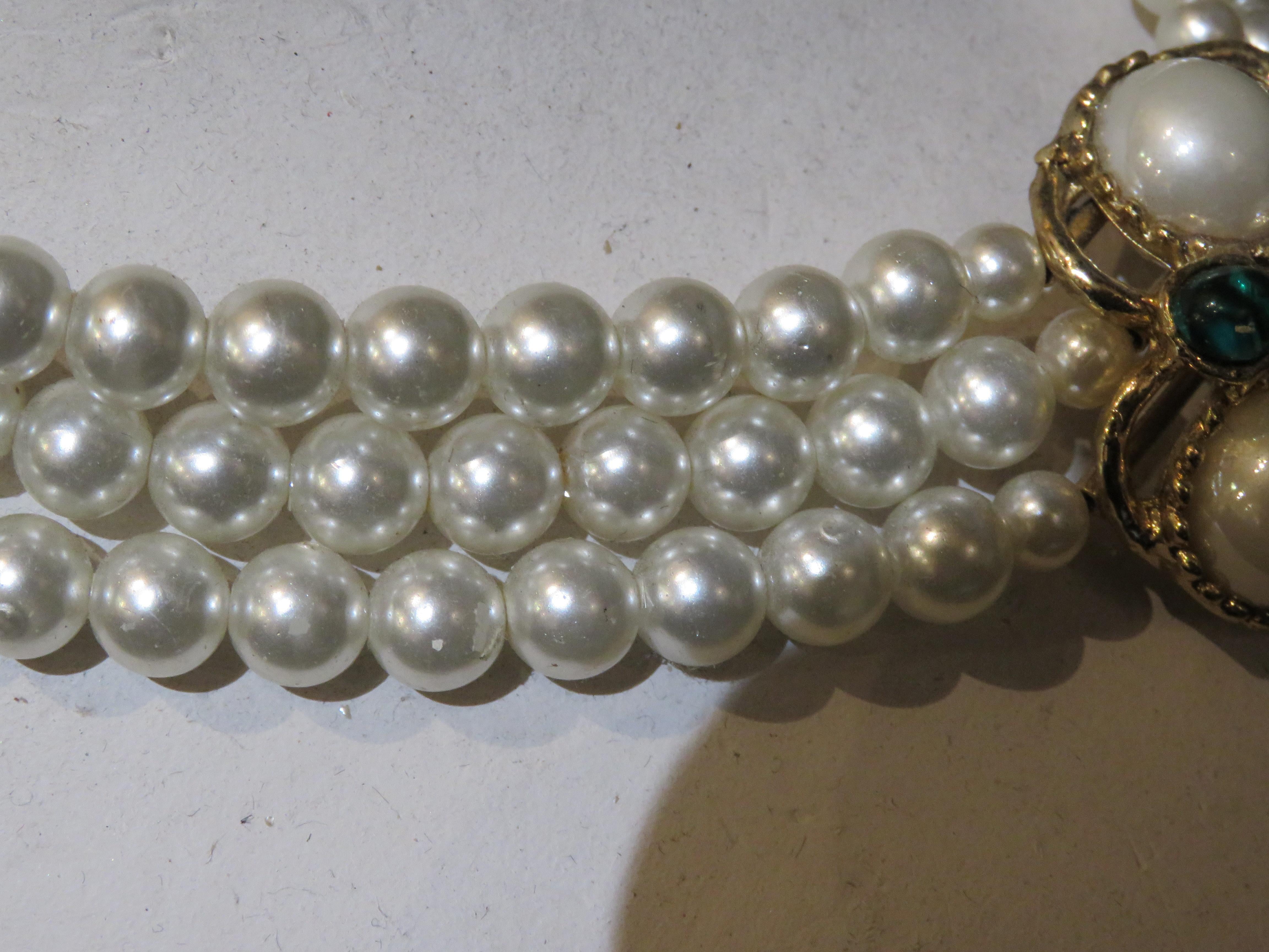 Magnificent NYC Estate 18KT Heavy Gold Overlaid Long Chain Gold Link Necklace For Sale 1
