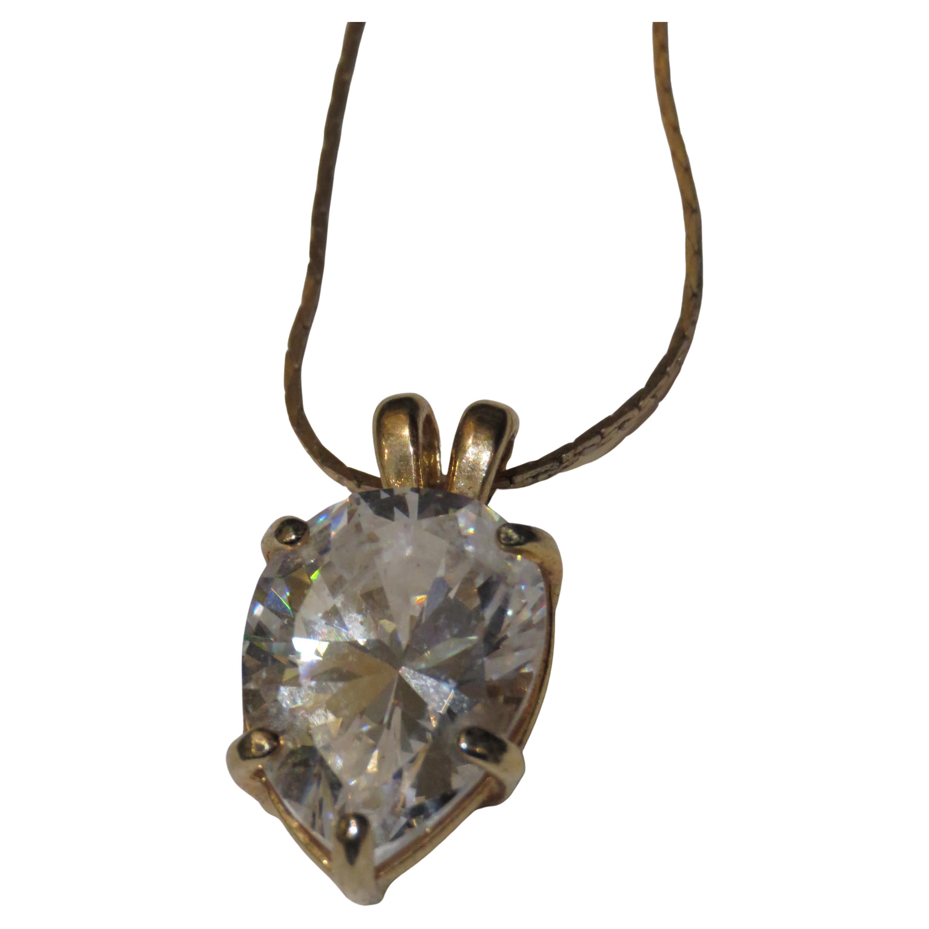 Magnificent NYC Estate 18KT Heavy Gold Overlaid Long Chain Gold Link Necklace For Sale