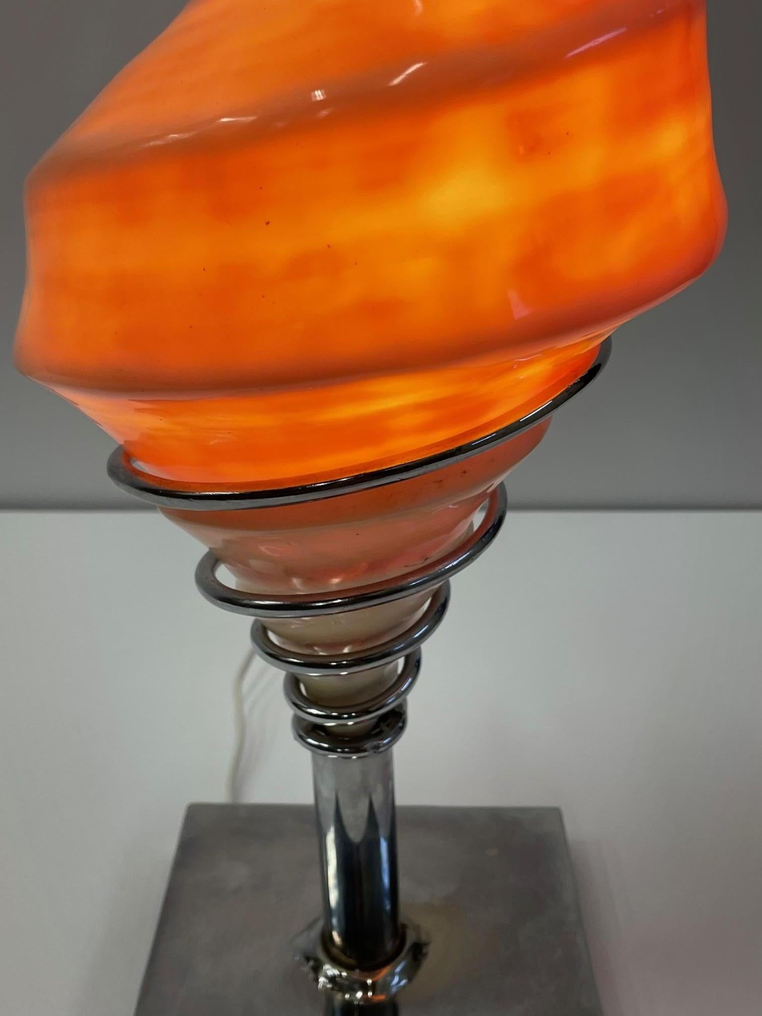 Magnificent Objet d'arte Shell Table Lamp 4