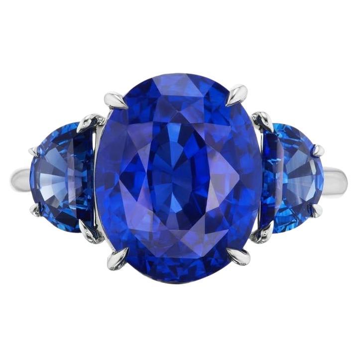 Magnificent Oval Sapphire Ring For Sale
