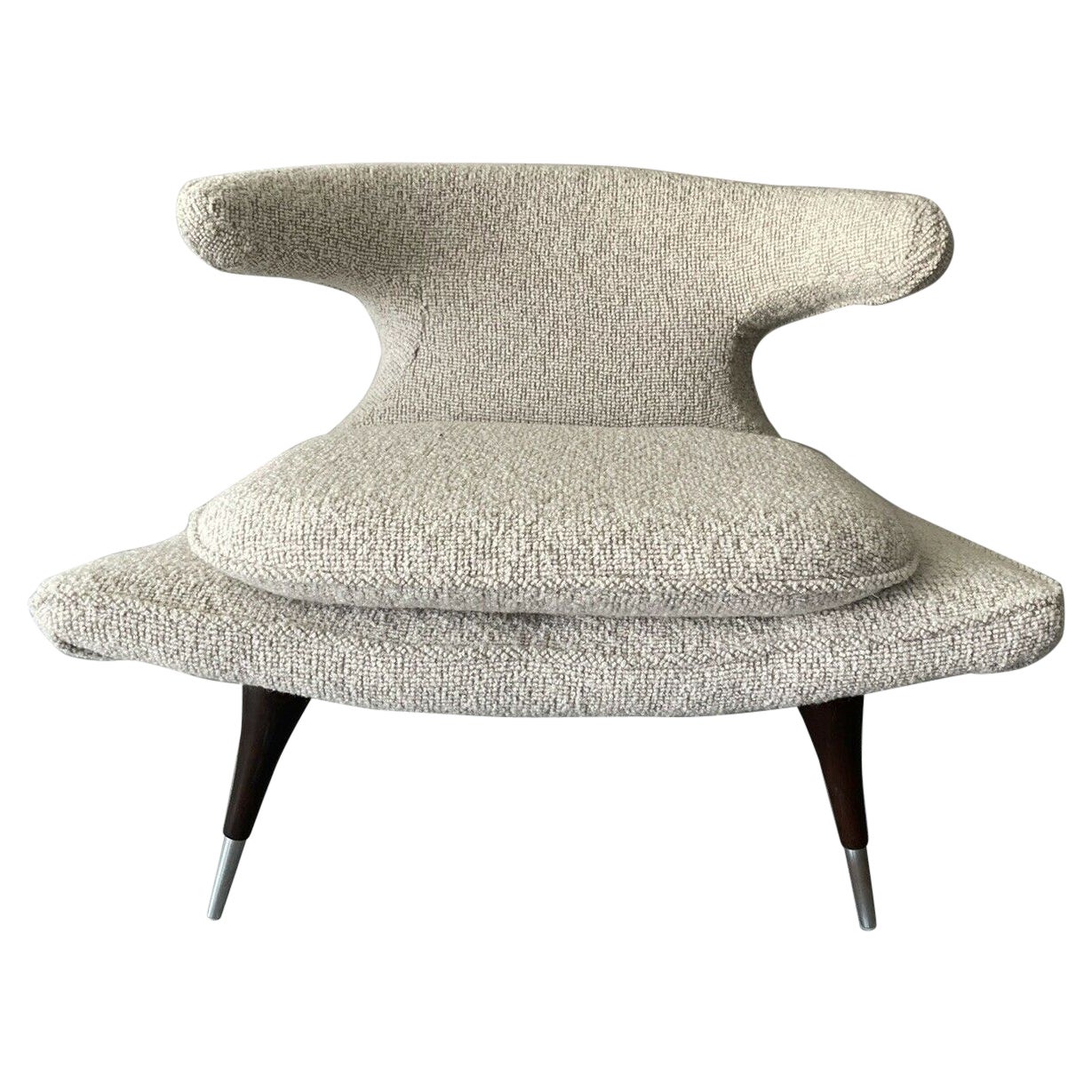 Magnífica Pareja Karpen of California "Silla Cuerno" Moderna de Mitad de Siglo