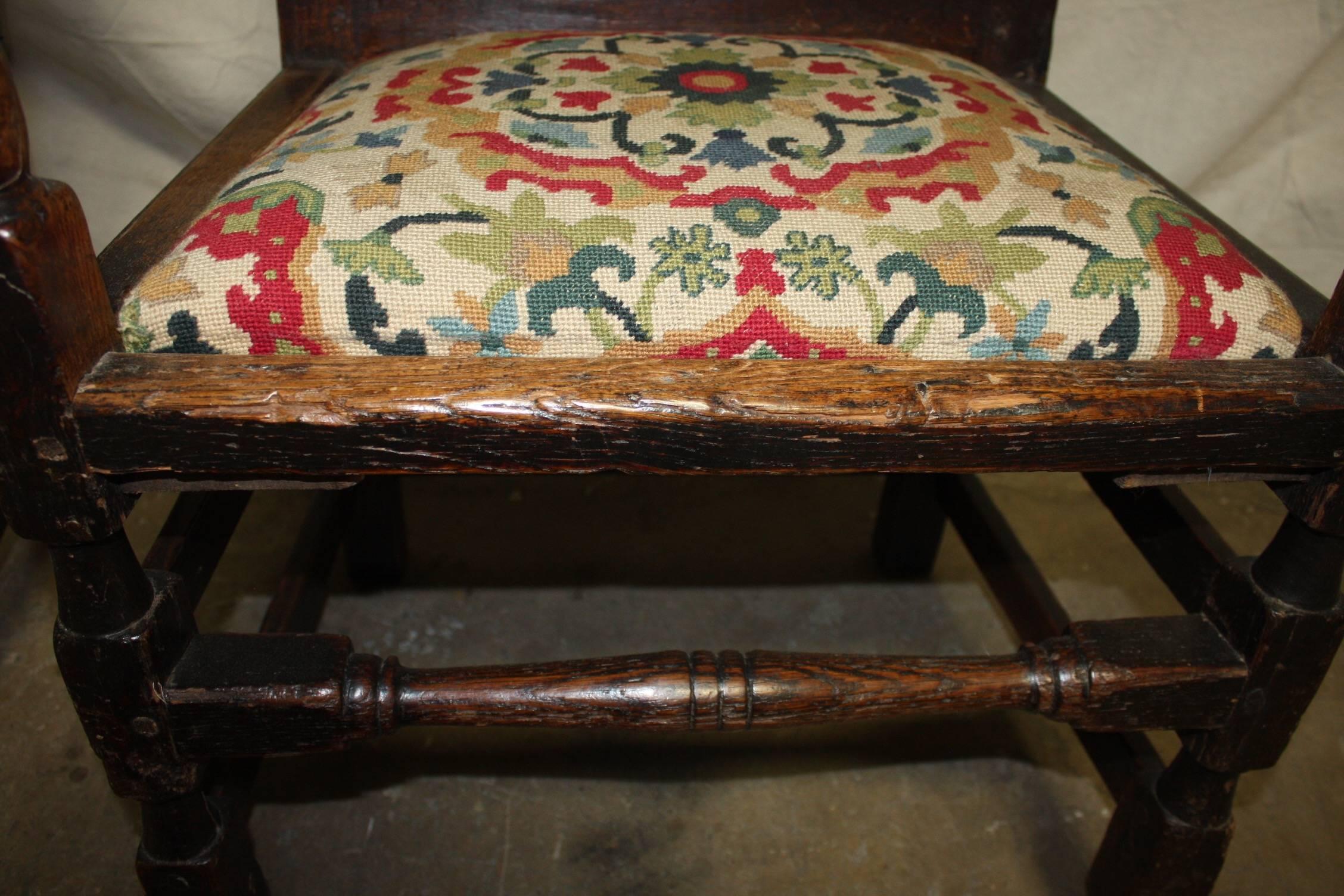 Magnificent Pair of 17th Century Armchairs 11