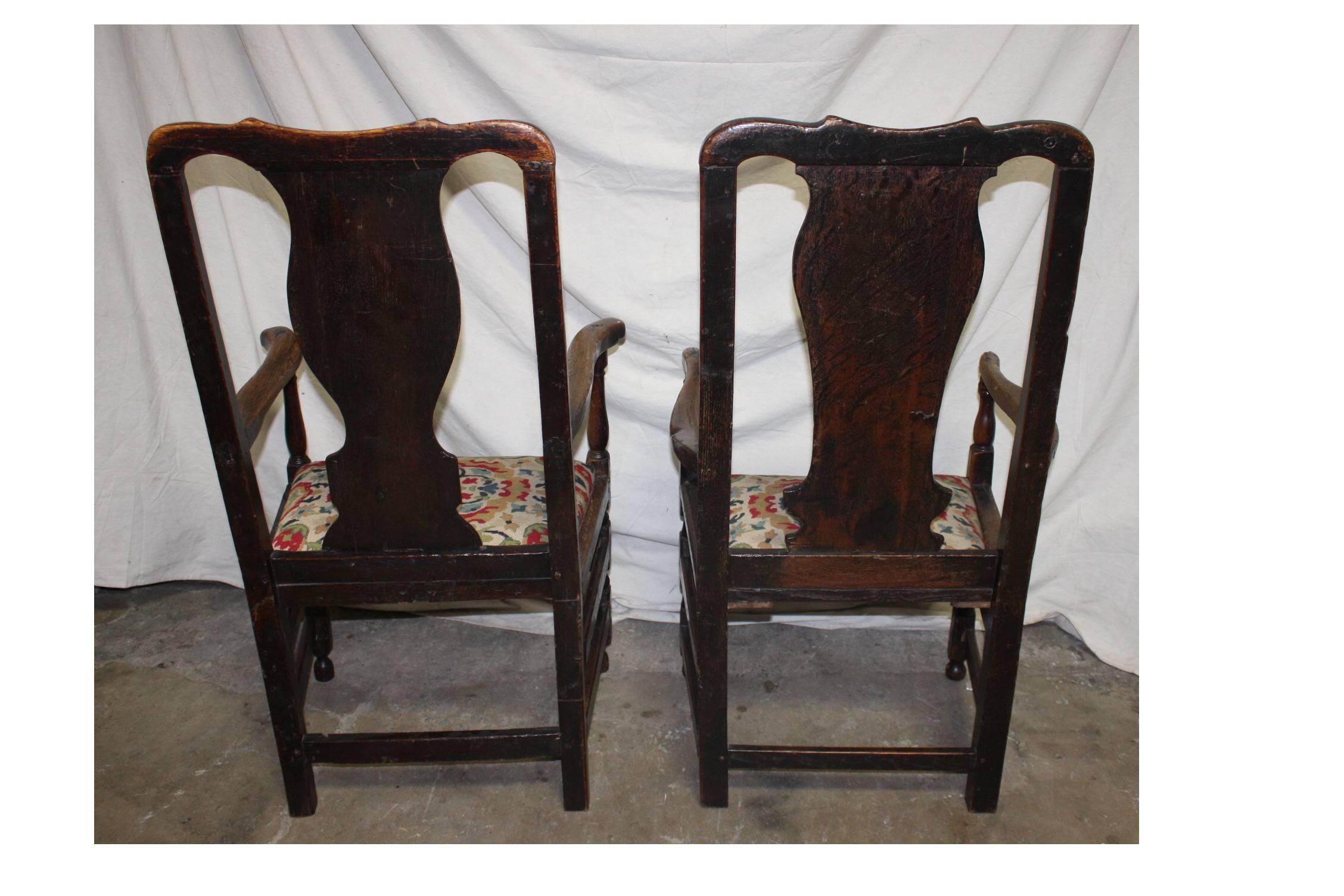 Magnificent Pair of 17th Century Armchairs 13