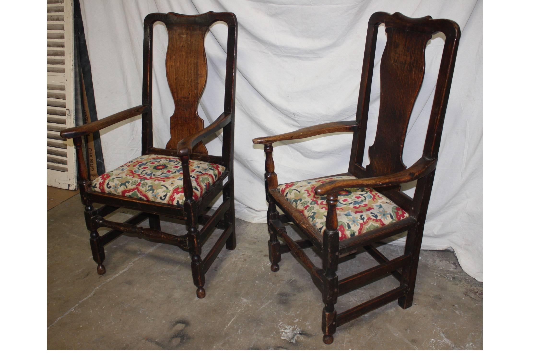 Magnificent Pair of 17th Century Armchairs 2