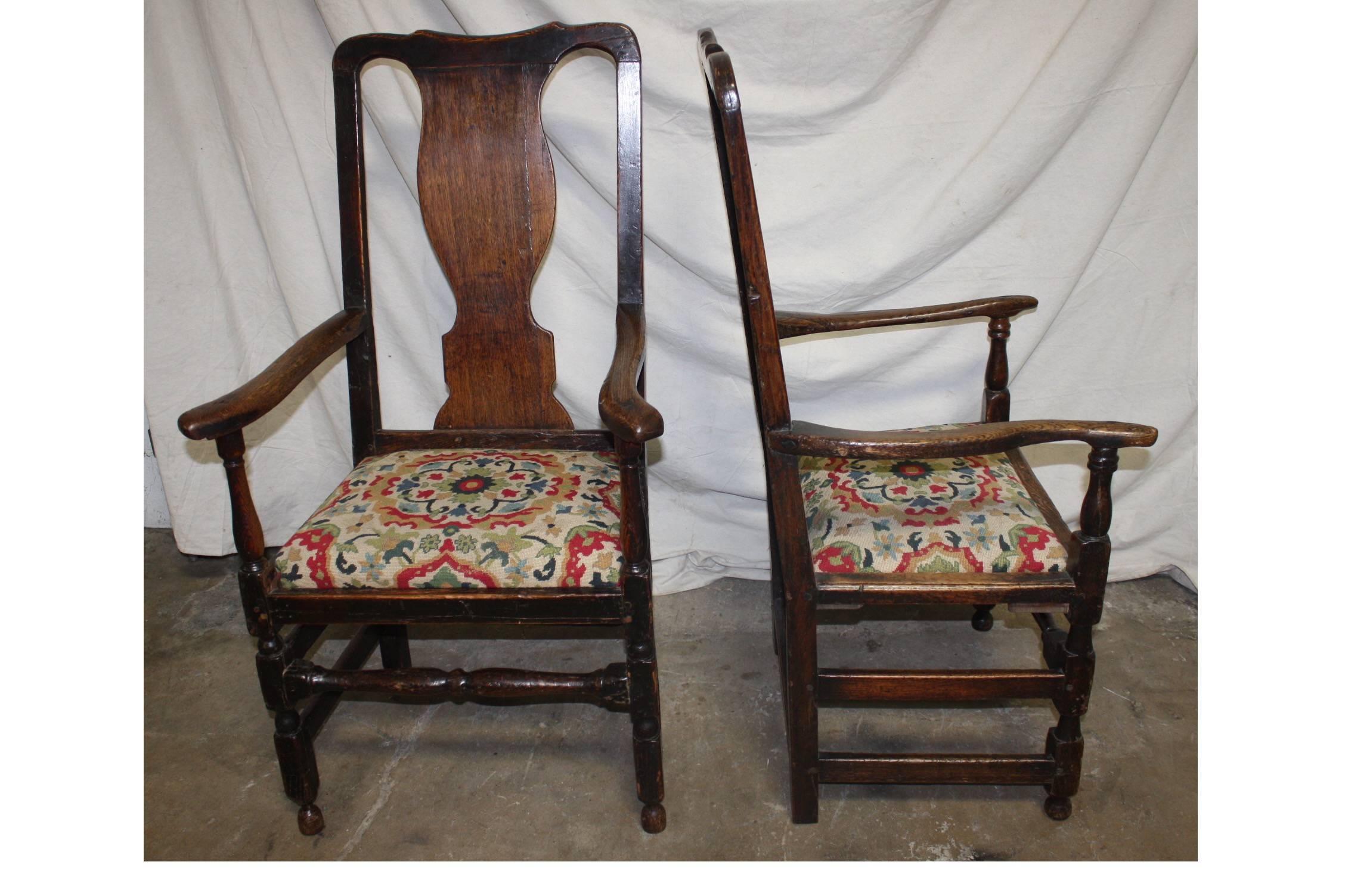 Magnificent Pair of 17th Century Armchairs 3