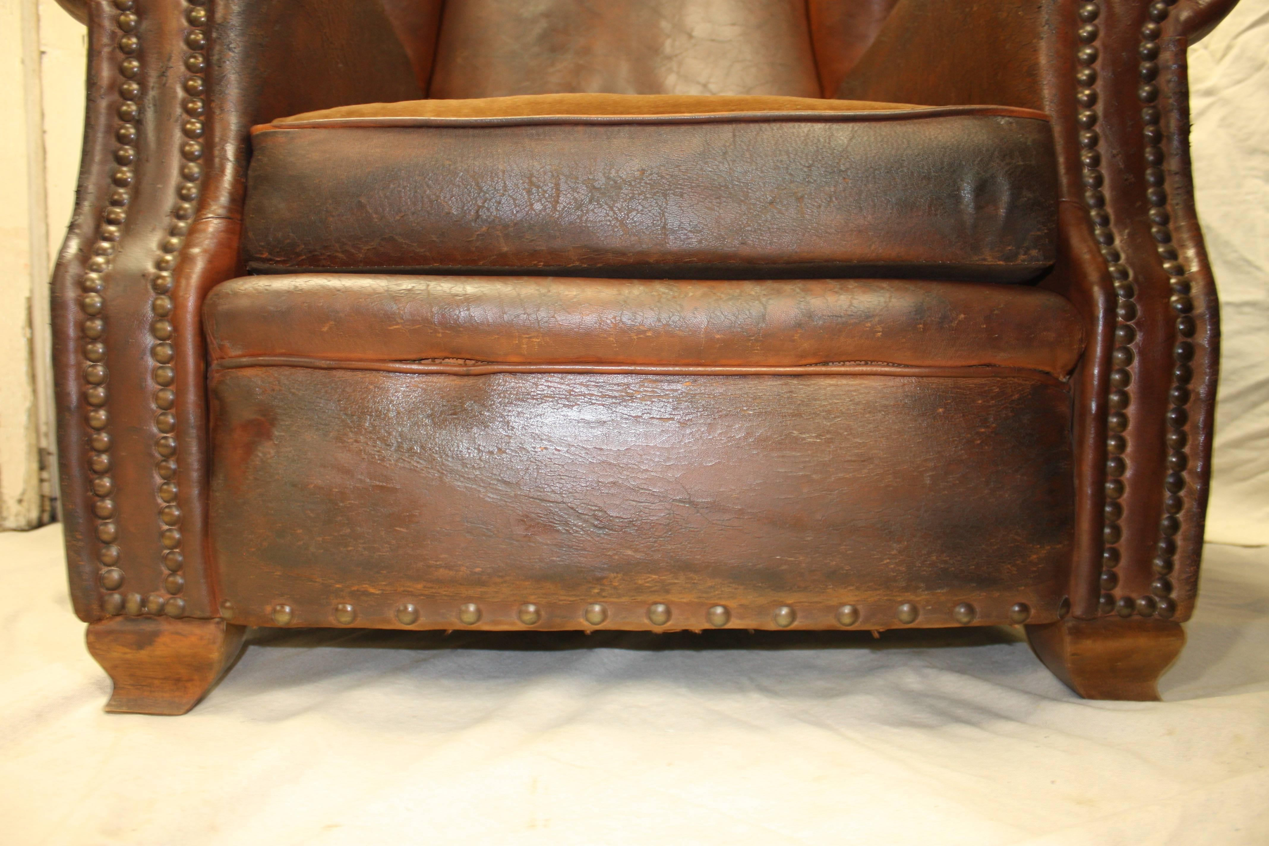 Magnificent Pair of 19th Century French Club Chairs 5