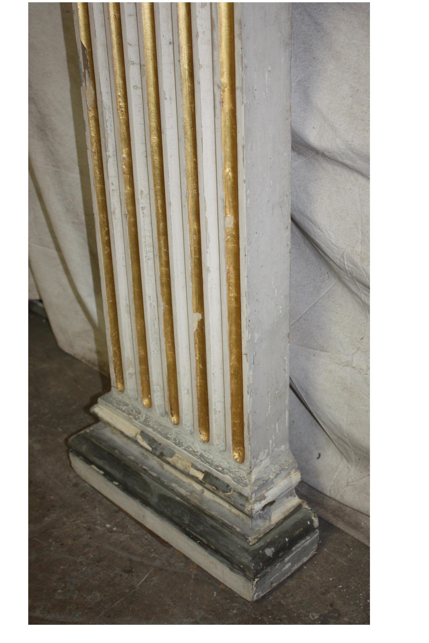 Magnificent Pair of 19th Century French Columns In Good Condition In Stockbridge, GA