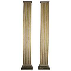 Magnificent Pair of 19th Century French Columns