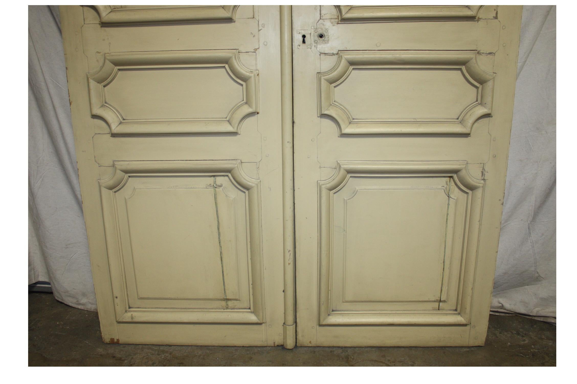 Magnificent Pair of 19th Century French Doors For Sale 7