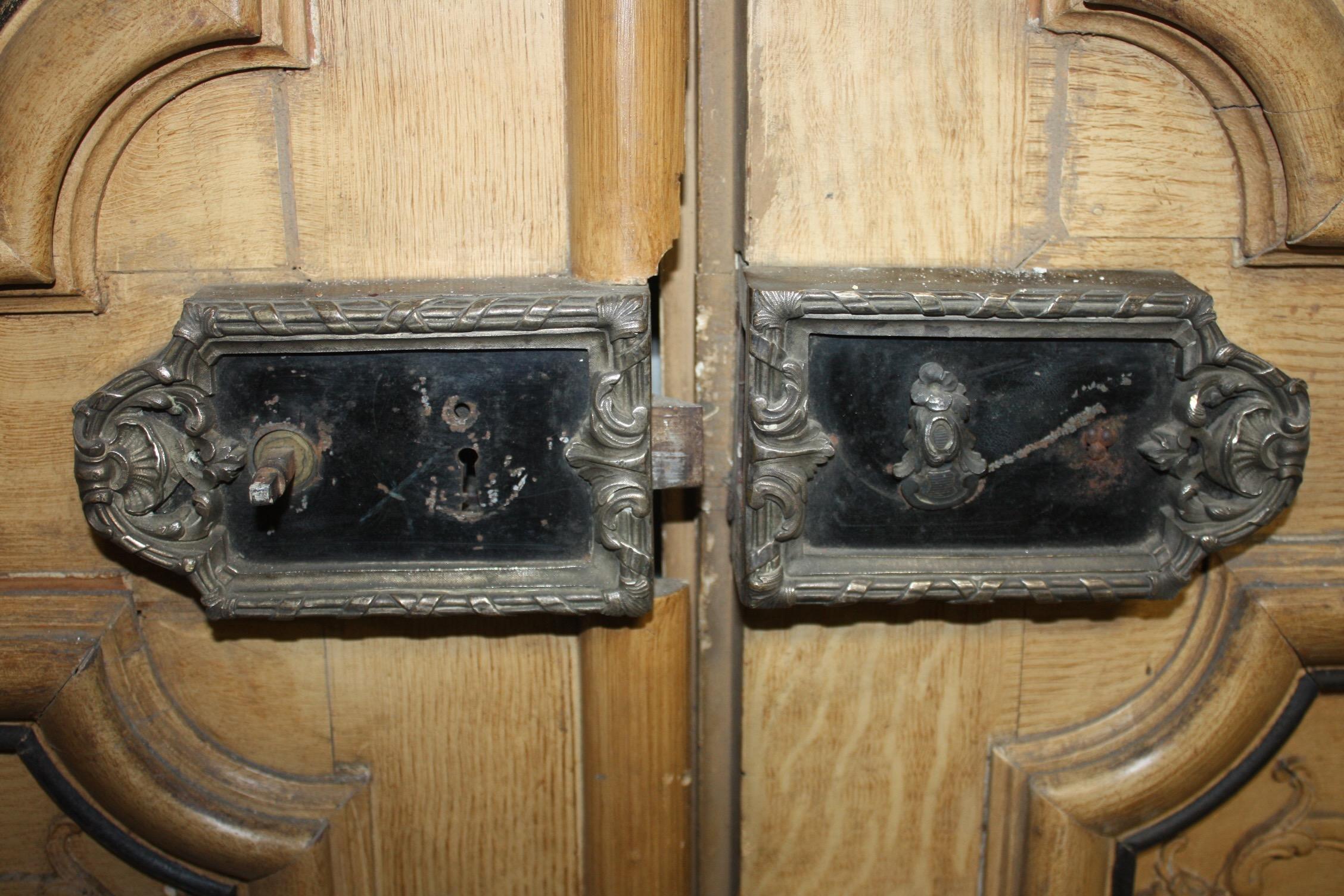 Bronze Magnificent Pair of 19th Century French Doors For Sale