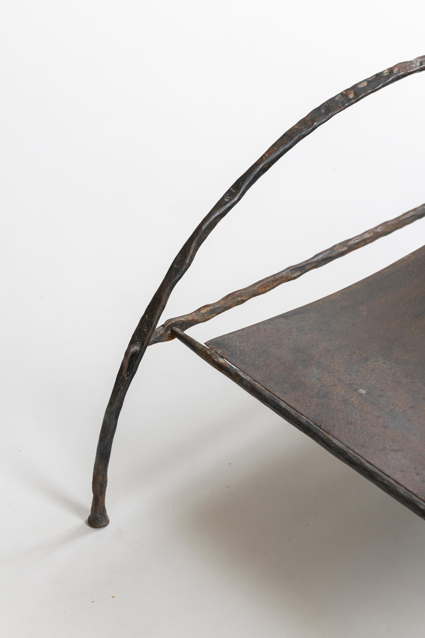 Magnificent pair of easy chairs, 1930s, in the manner of Diego Giacometti. In Good Condition In Antwerp, BE