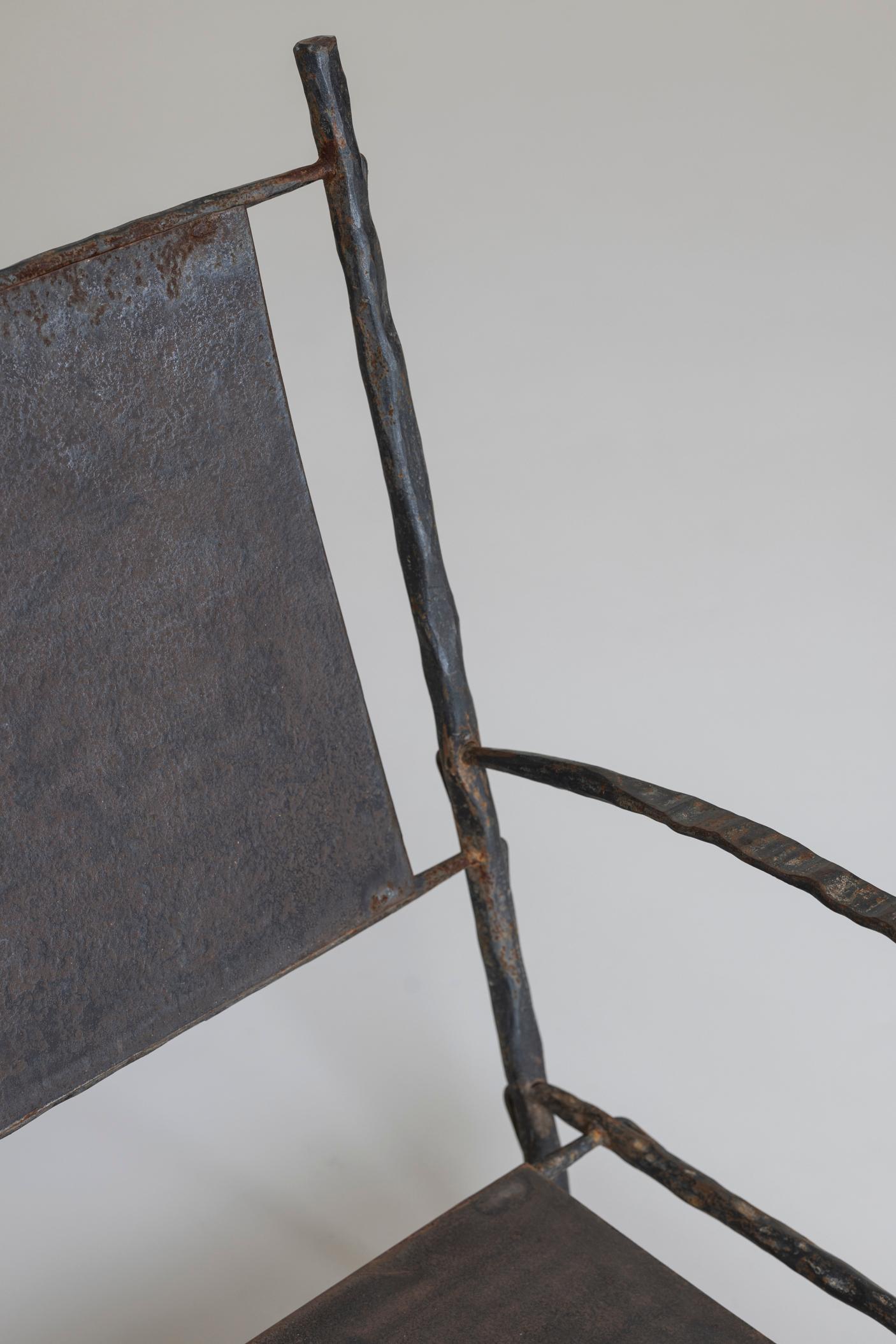 Mid-20th Century Magnificent pair of easy chairs, 1930s, in the manner of Diego Giacometti.