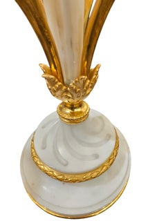 Magnificent Pair of Louis XV1 Style Rock Crystal Candelabras