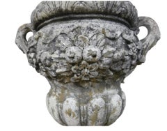 Magnificent Pair of Vases on Pedestals