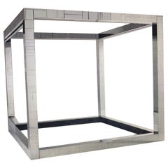 Magnifico letto Paul Evans Chrome Cityscape Kingsize Mid-Century Modern