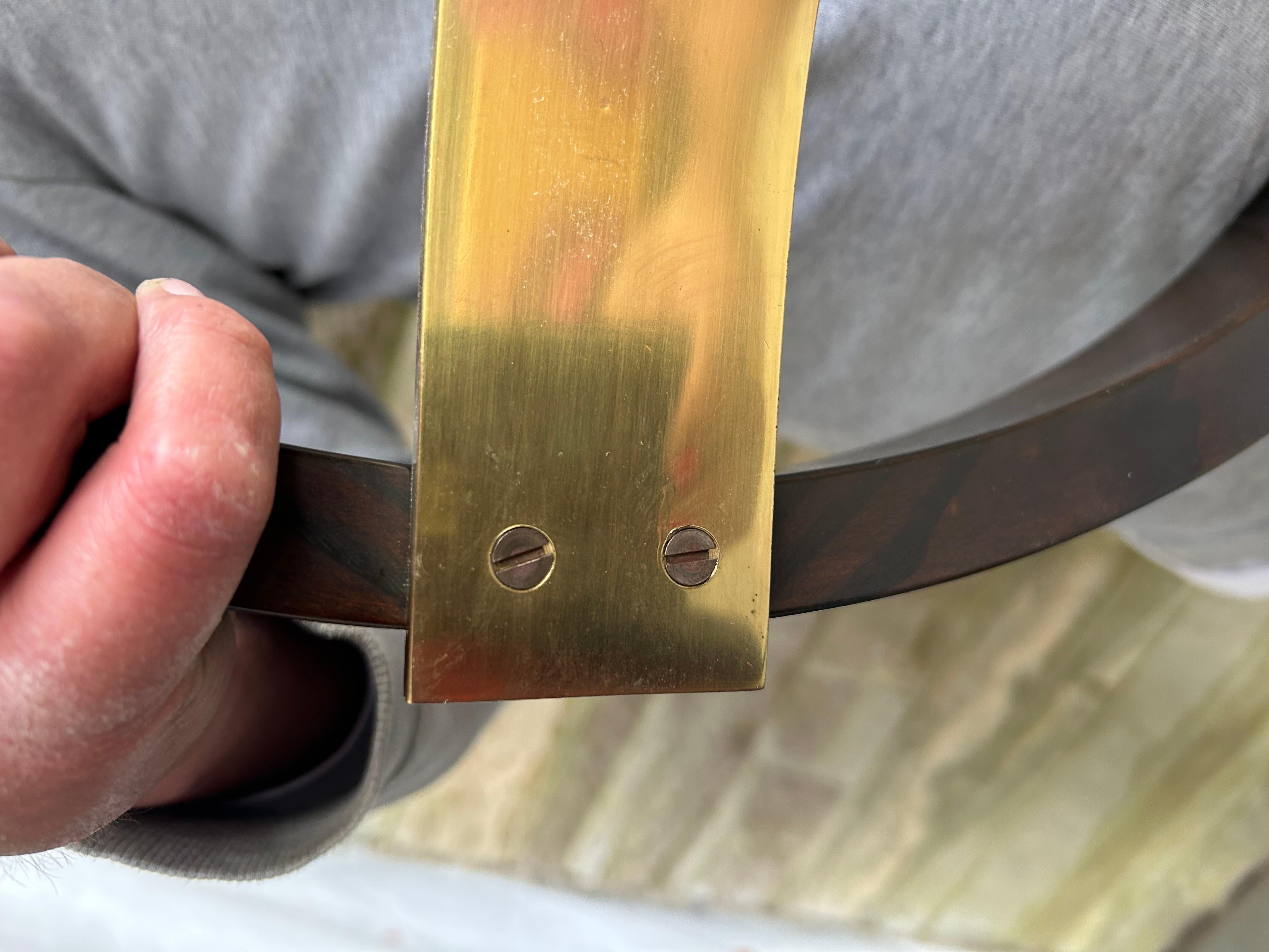 Magnificent Pentagonal Edward Wormley Dunbar Bronze Side Table Mid-Century For Sale 6