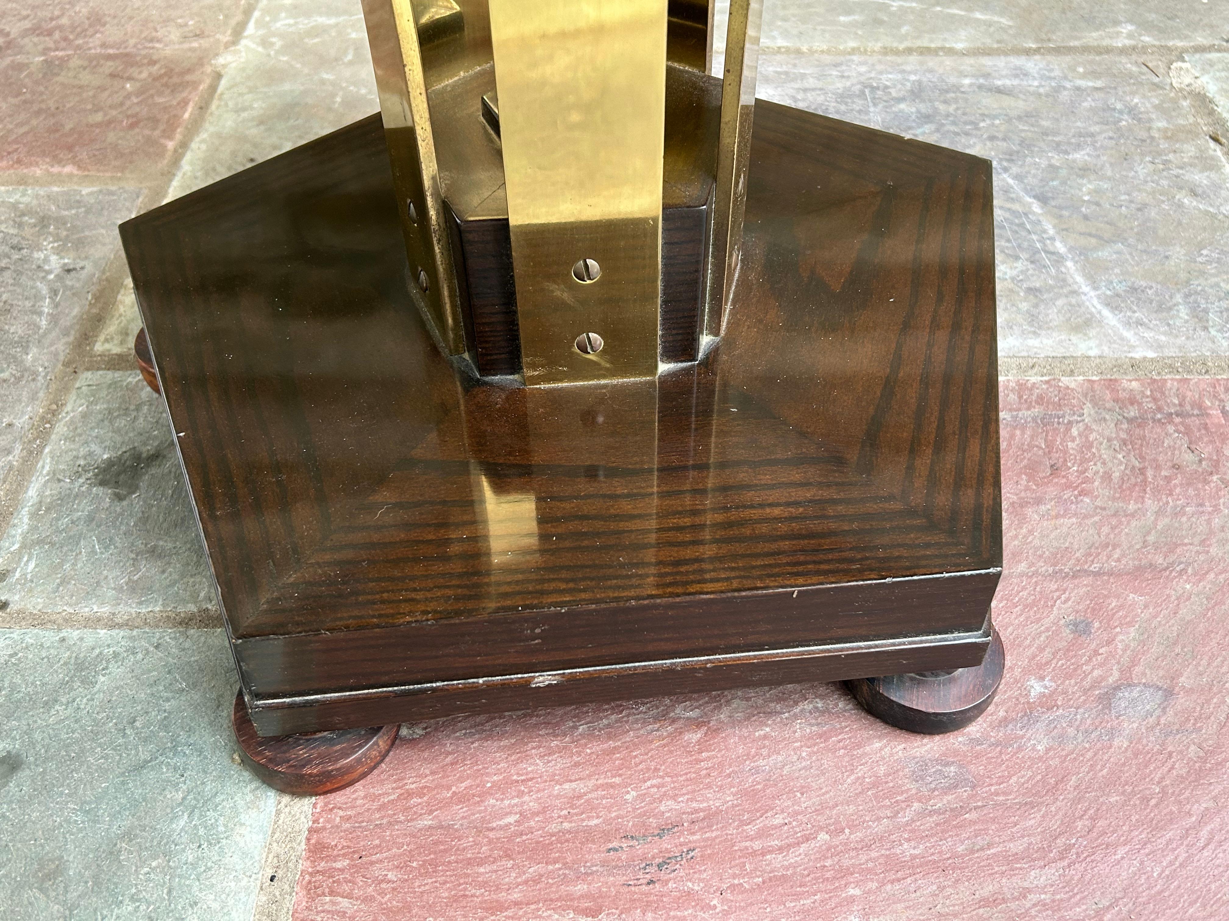 American Magnificent Pentagonal Edward Wormley Dunbar Bronze Side Table Mid-Century For Sale