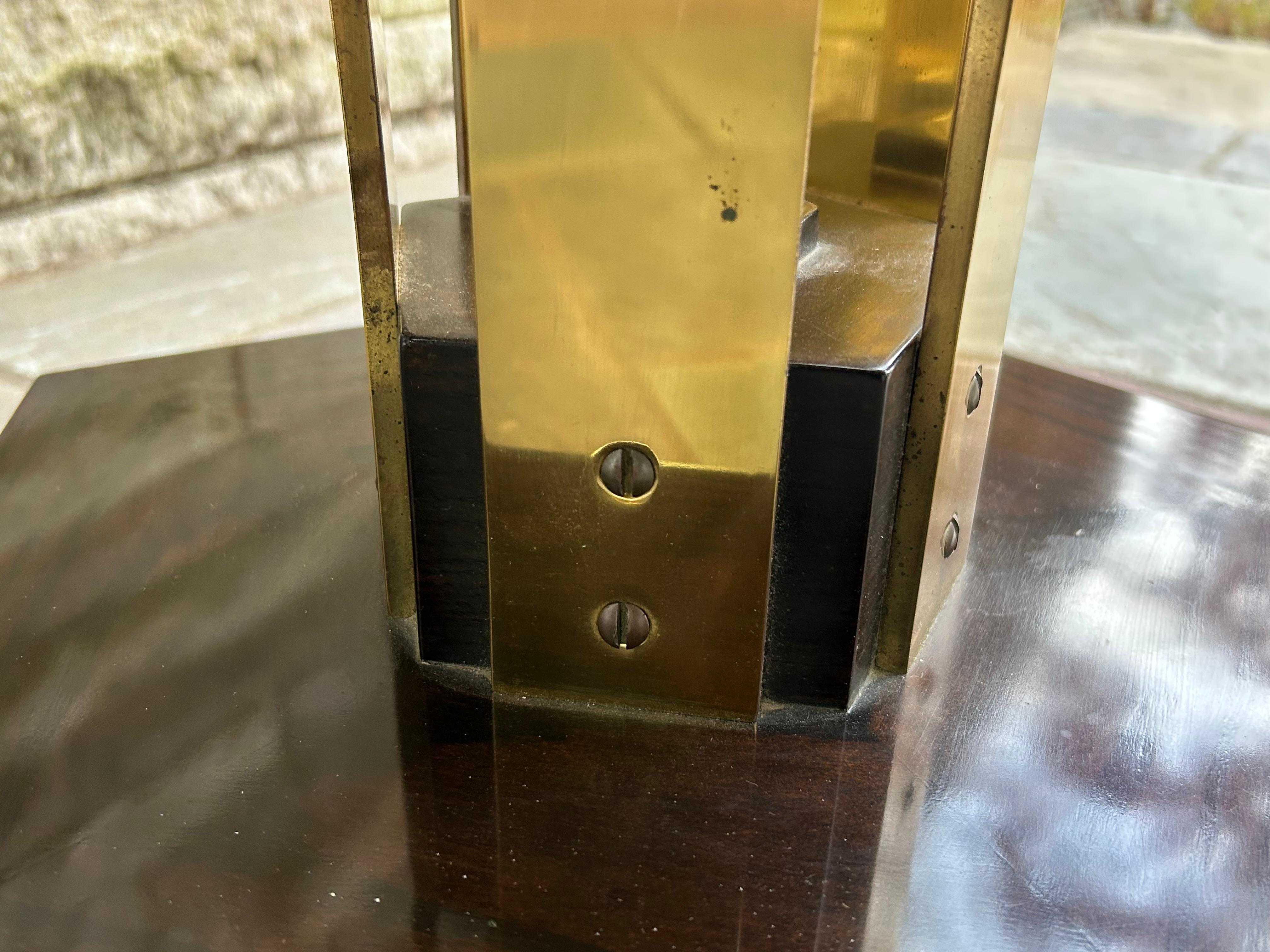 Magnificent Pentagonal Edward Wormley Dunbar Bronze Side Table Mid-Century For Sale 3