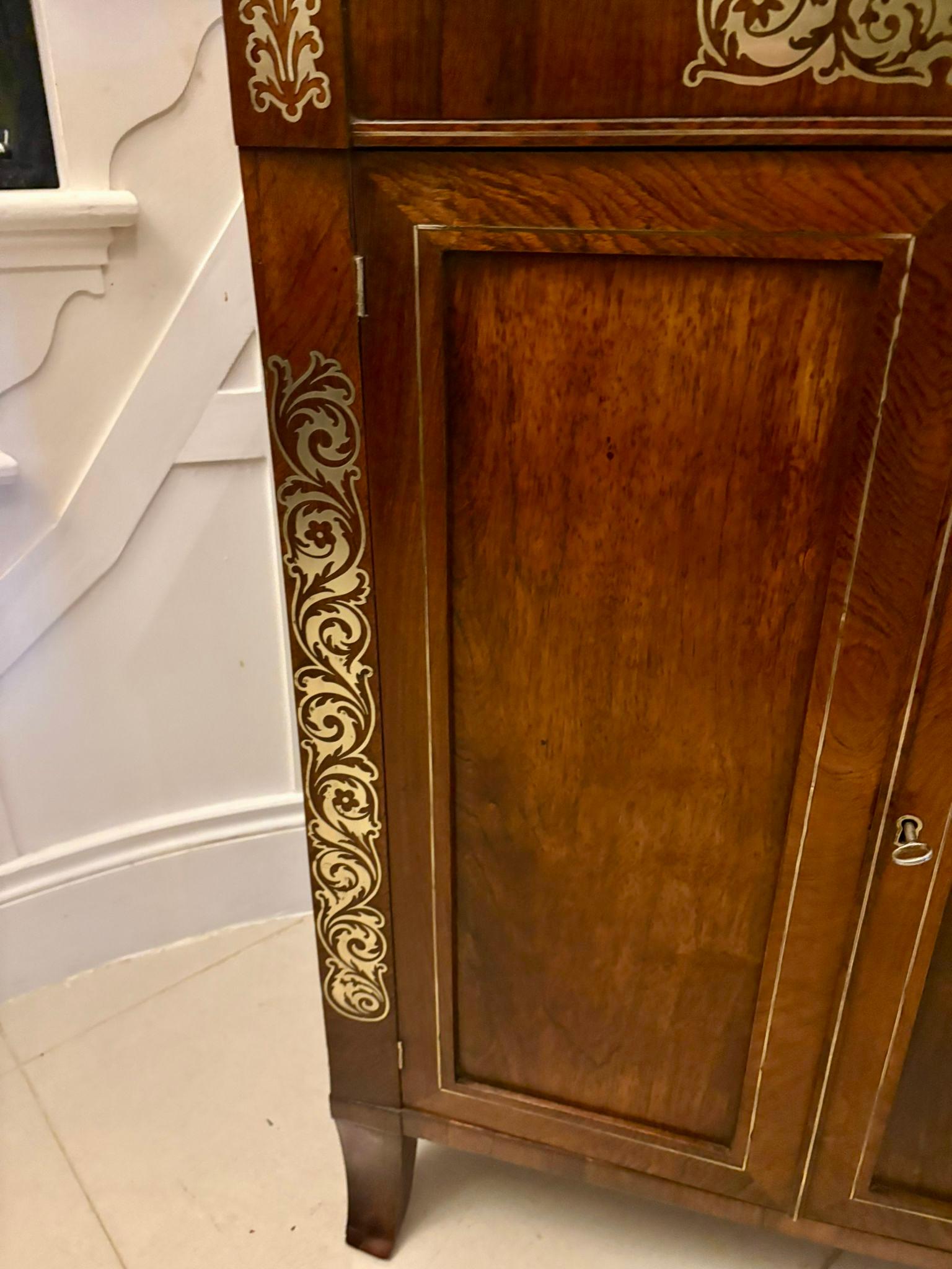 Magnificent Quality Antique Regency Mahogany Chiffonier / Side Cabinet im Angebot 7