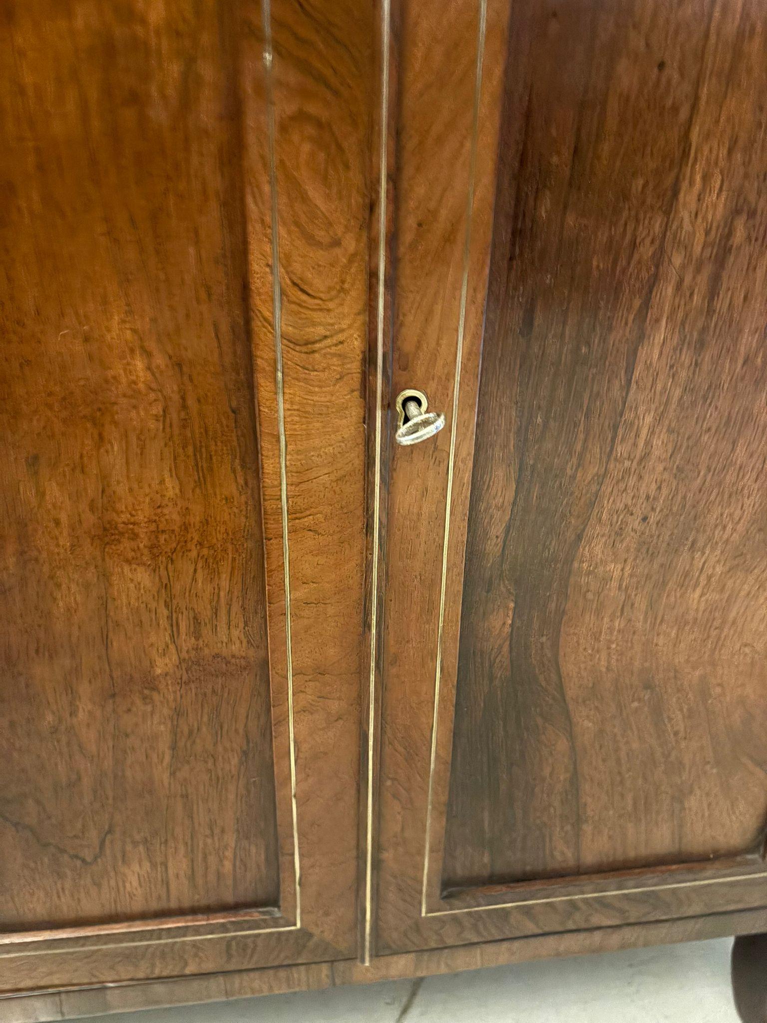 Magnificent Quality Antique Regency Mahogany Chiffonier / Side Cabinet im Zustand „Gut“ im Angebot in Suffolk, GB