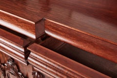 Magnifique buffet ancien en acajou sculpté William IV de qualité supérieure