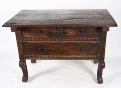 Prächtiger, seltener, seltener spanischer Kolonialtisch aus dem frühen 18. Jahrhundert