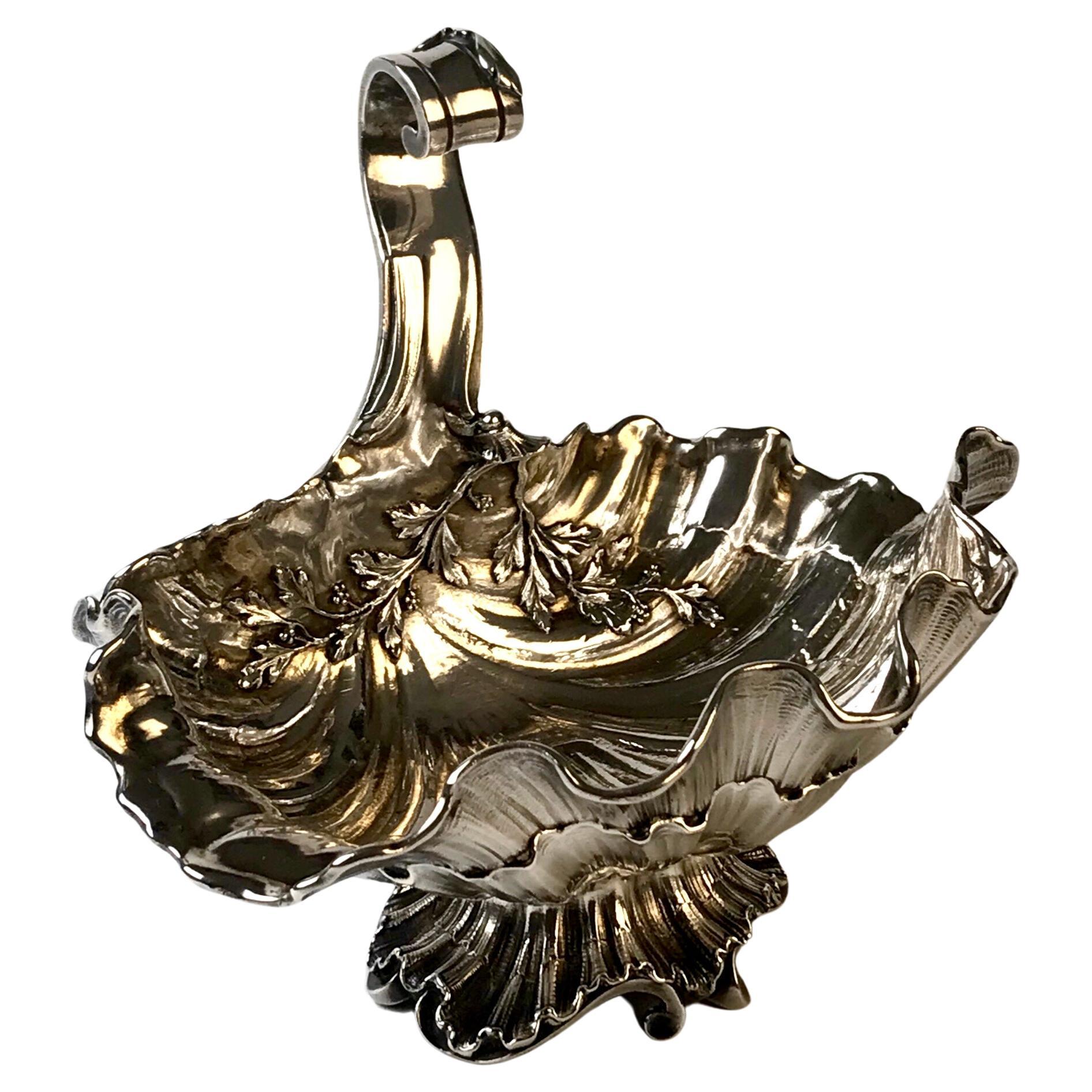 Magnificent Rare Solid Silver Sterling Sauce Boat France Sormani Paris For Sale