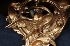 Magnificent Rococo Wall Console with Eagle, Gilded