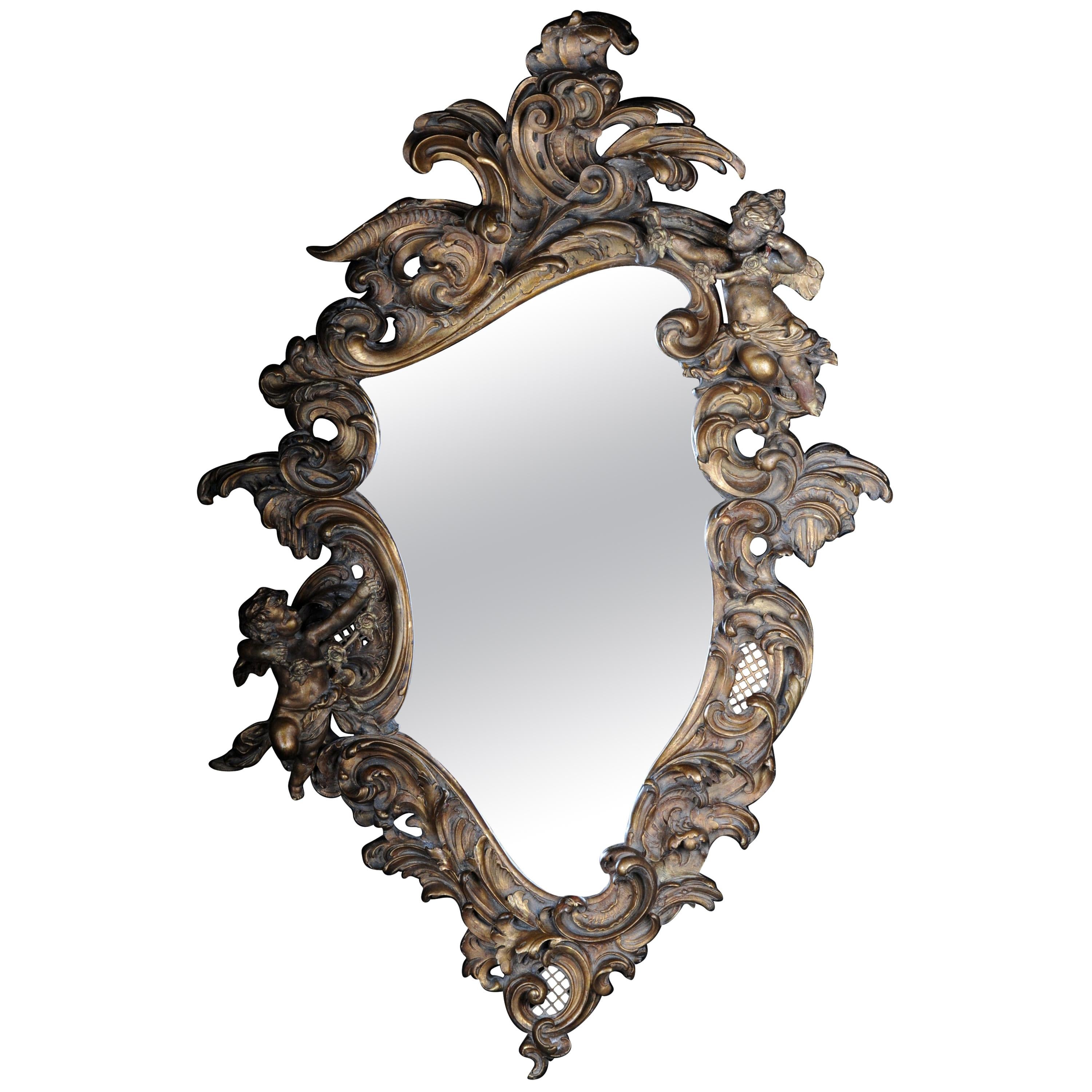 Magnificent Rococo Wall Mirror, Napoleon III