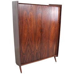Magnificent Rosewood Armoire Gentleman's Cabinet by Pablo Romo for Ambianic