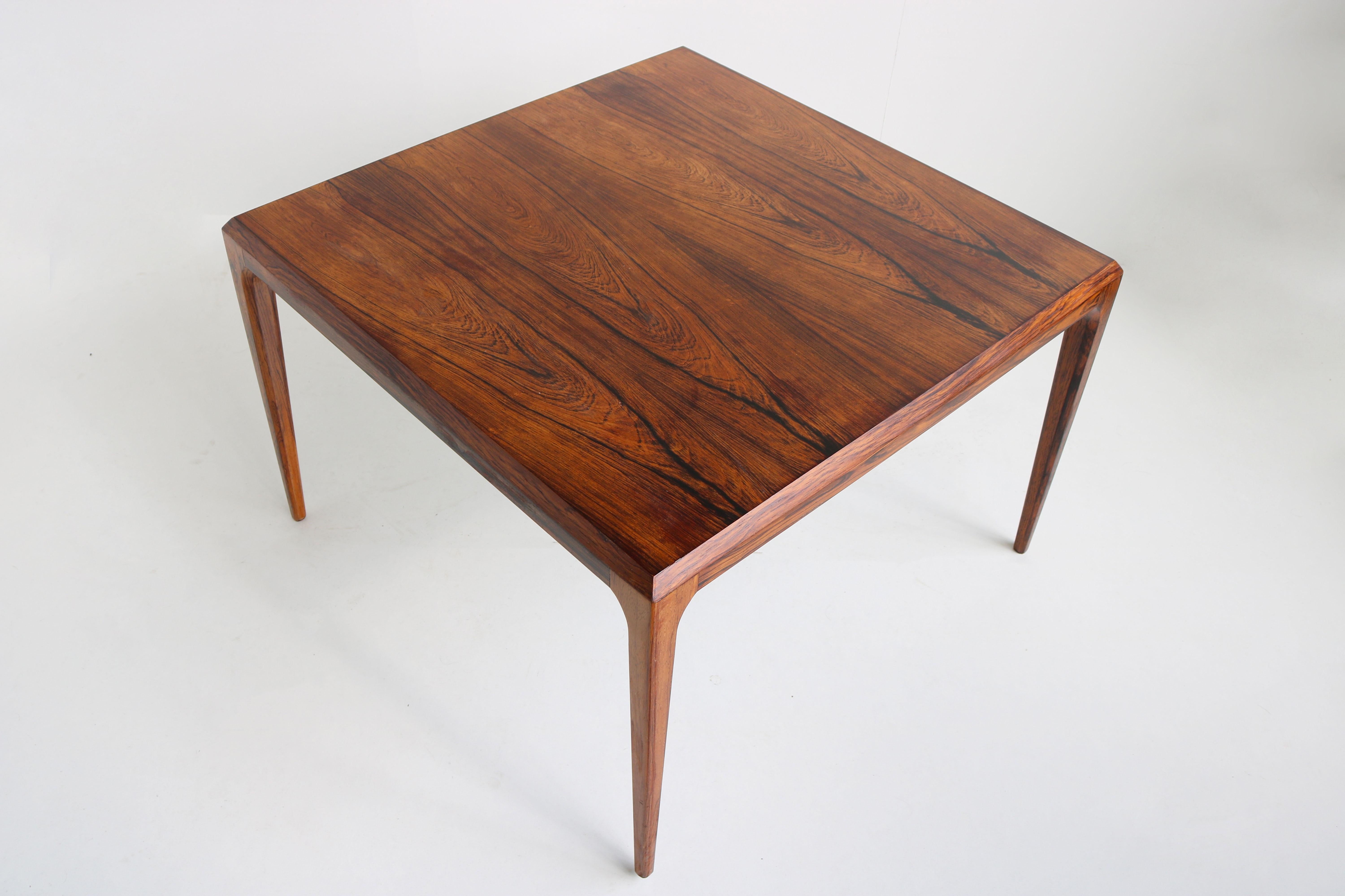 Magnificent Rosewood Coffee Table by Johannes Andersen for CFC Silkeborg, 1950s For Sale 2