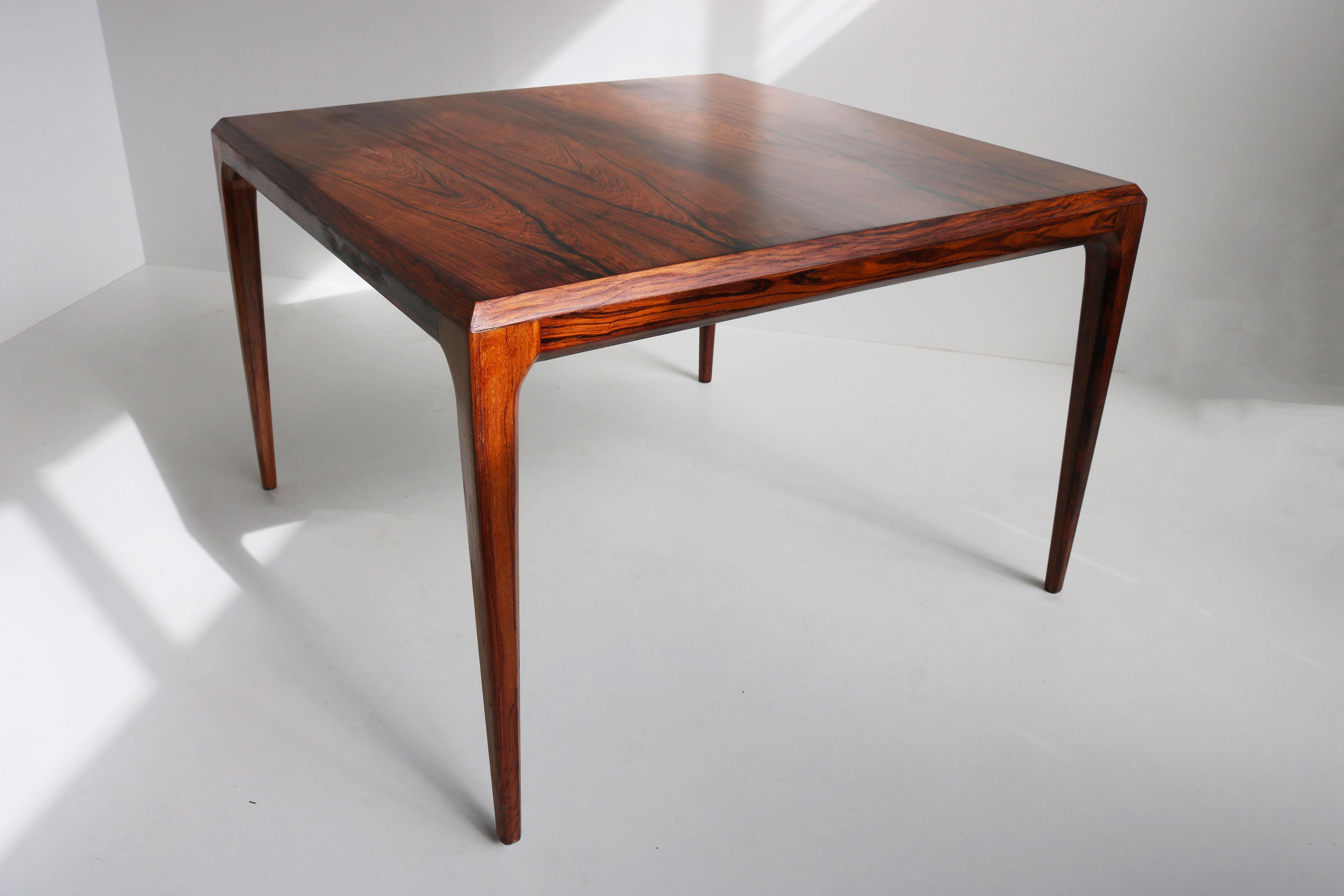 Magnificent Rosewood Coffee Table by Johannes Andersen for CFC Silkeborg, 1950s For Sale 3