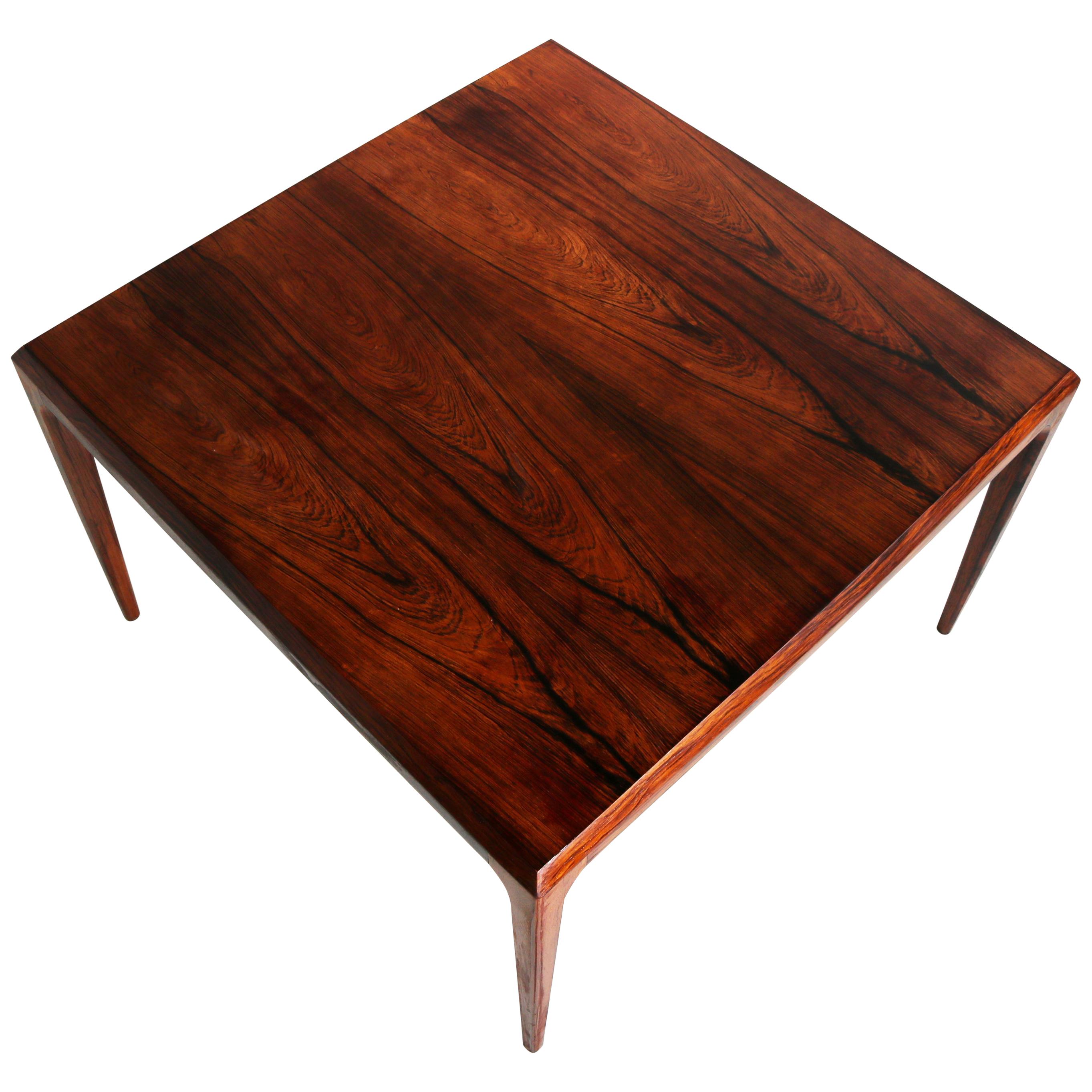 Magnificent Rosewood Coffee Table by Johannes Andersen for CFC Silkeborg, 1950s