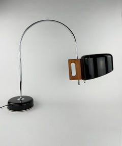 Magnífica lámpara de sobremesa "Sauce" Black Edition de Tomás Díaz Magro para Fase 1960s.