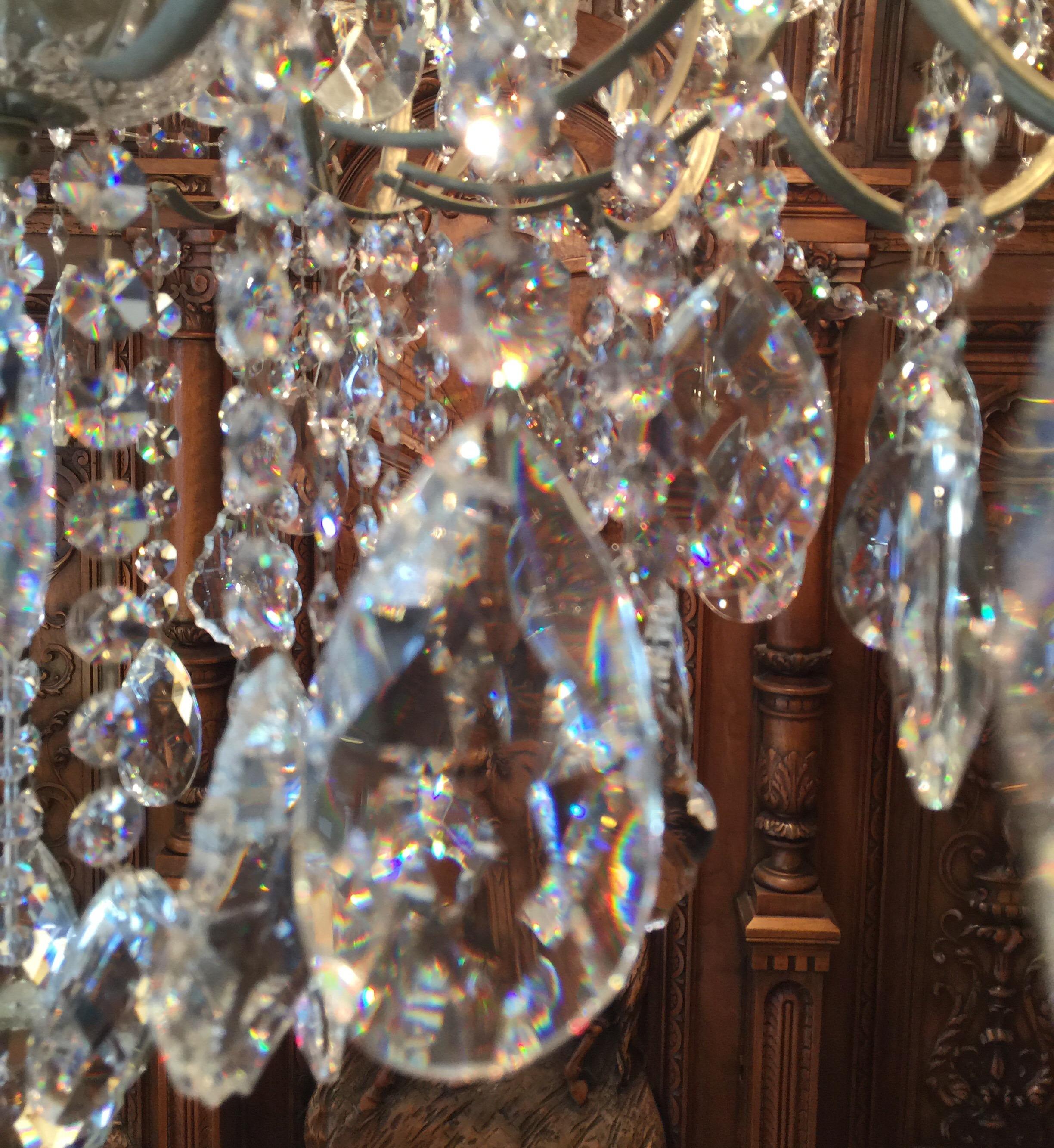Magnificent Schonbek New Orleans Collection Heritage Handcut Crystal Chandelier 2