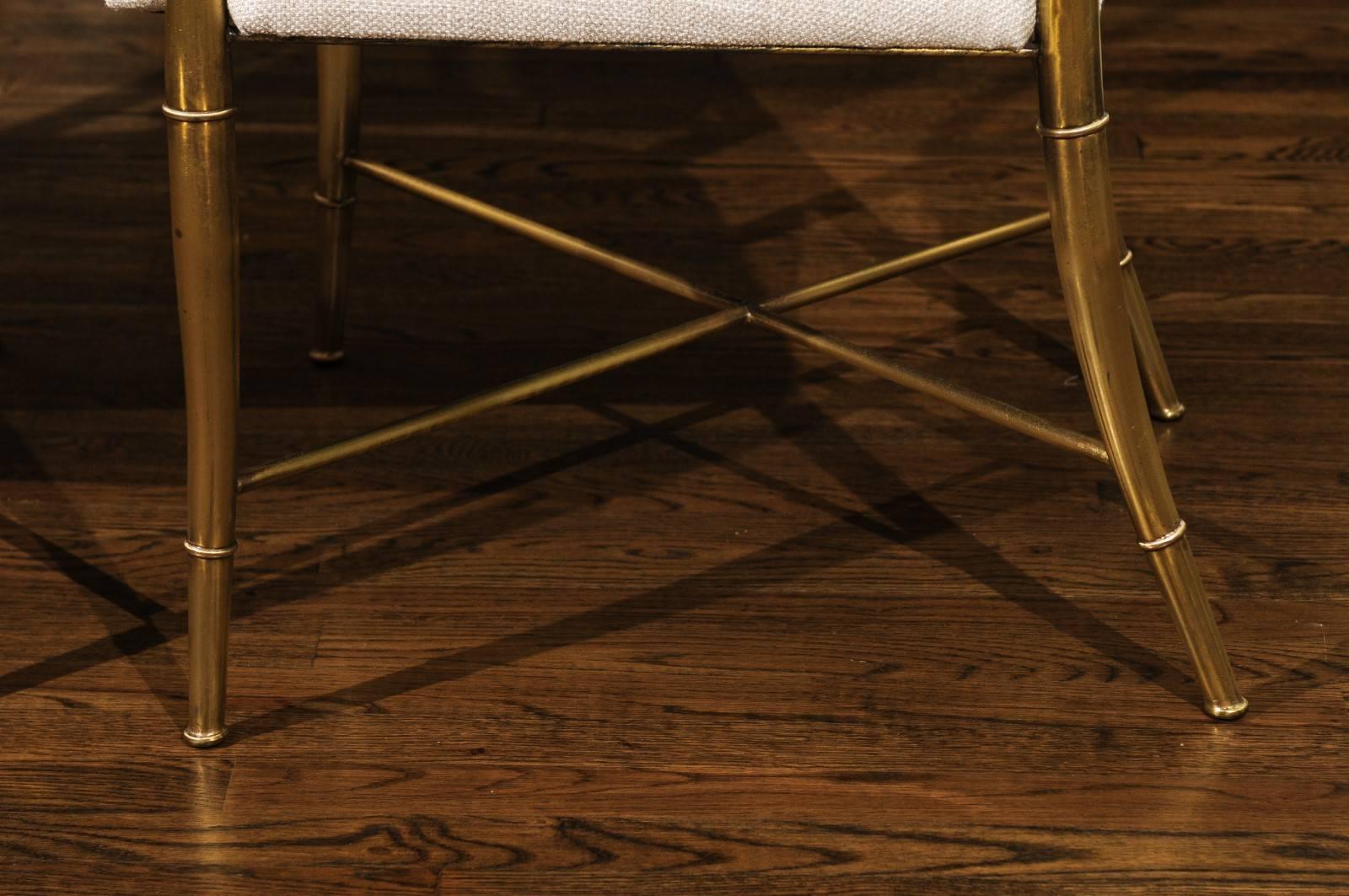 Magnifique ensemble de huit chaises de salle à manger par Weiman/Warren Lloyd pour Mastercraft en vente 6