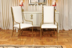 Magnificent Set of Eight Dining Chairs by Weiman/Warren Lloyd for Mastercraft