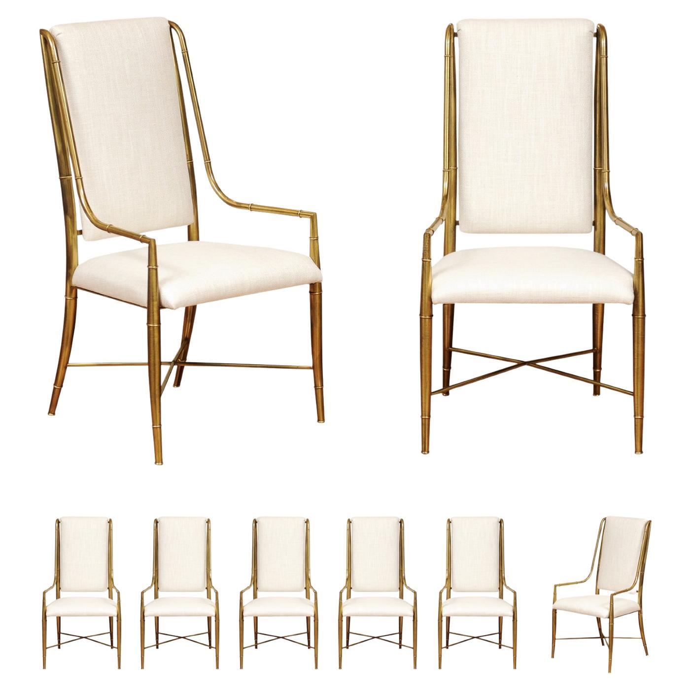 Magnifico set di otto sedie da pranzo di Weiman/Warren Lloyd per Mastercraft