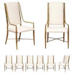 Magnificent Set of Eight Dining Chairs by Weiman/Warren Lloyd for Mastercraft