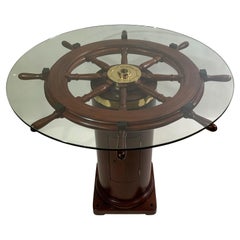 Magnificent Ships Wheel Bistro Table