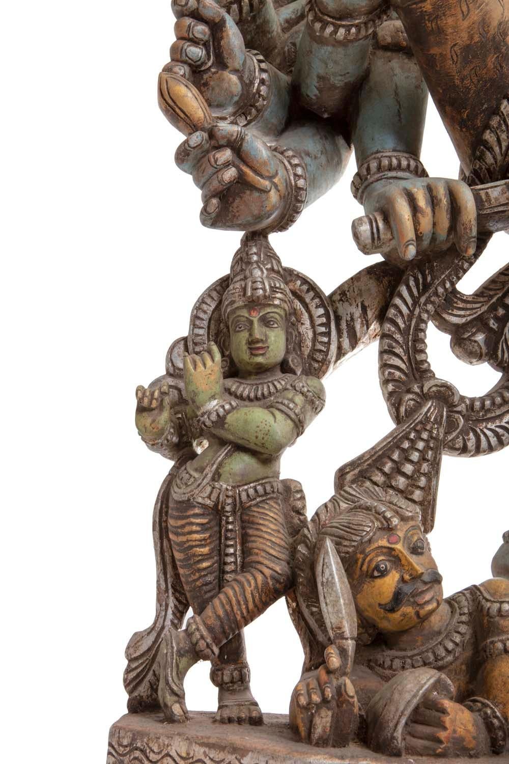 XIXe siècle Magnifique sculpture de Shiva, fabriquée à la main, cueillie à la main à Jodhpur, Inde en vente