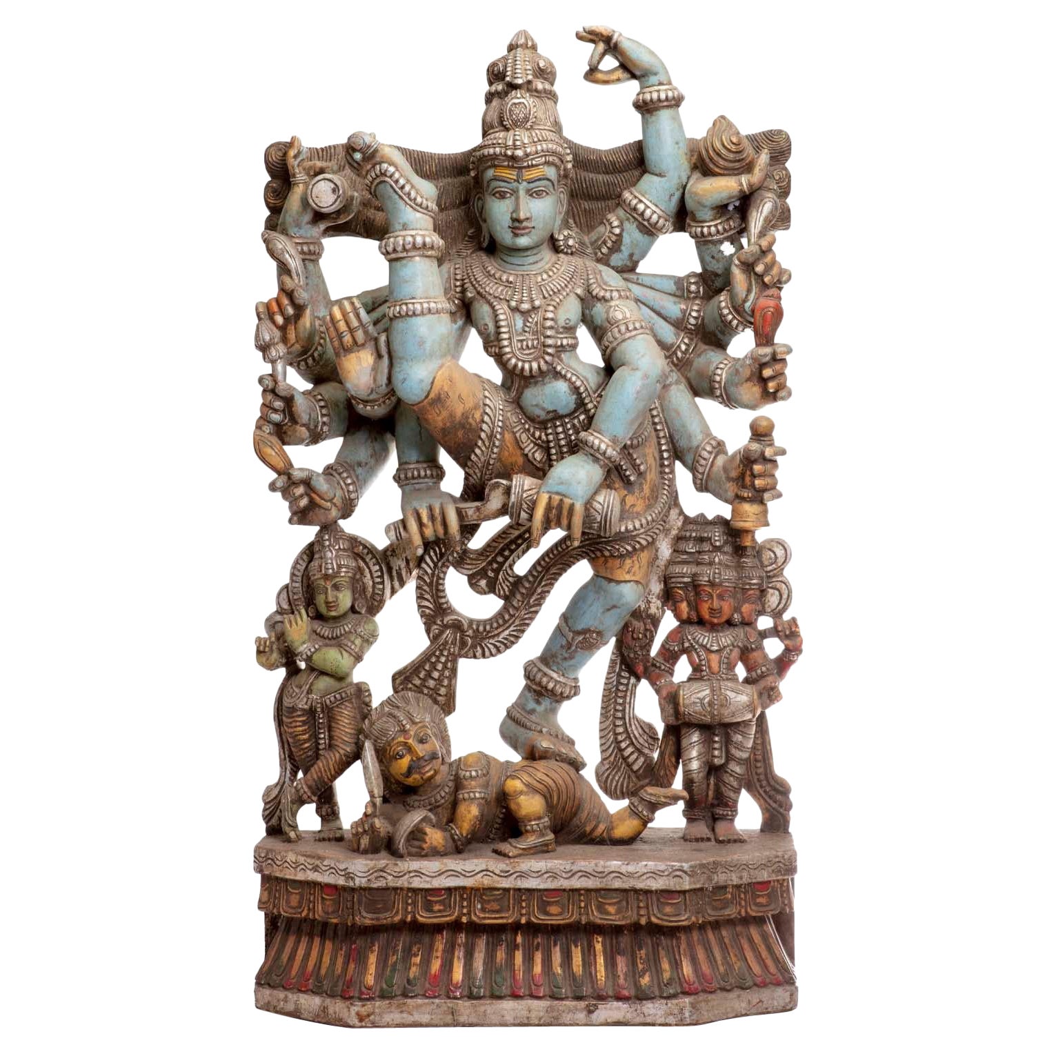 Magnifique sculpture de Shiva, fabriquée à la main, cueillie à la main à Jodhpur, Inde en vente