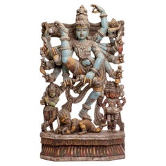 Magnifica scultura di Shiva, realizzata a mano, raccolta a mano da Jodhpur, India