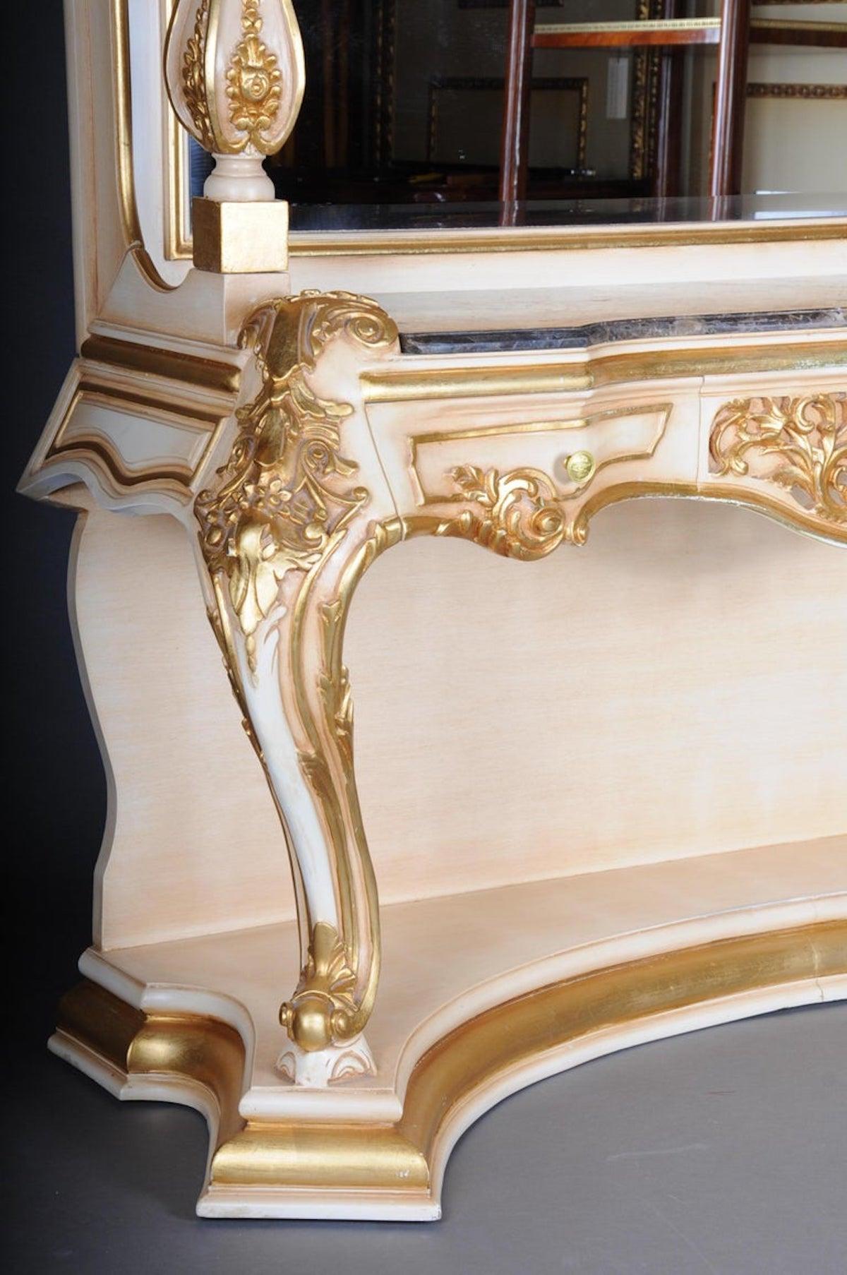 Magnifica credenza / comò / tavolo da toeletta barocco, XX secolo in vendita 14
