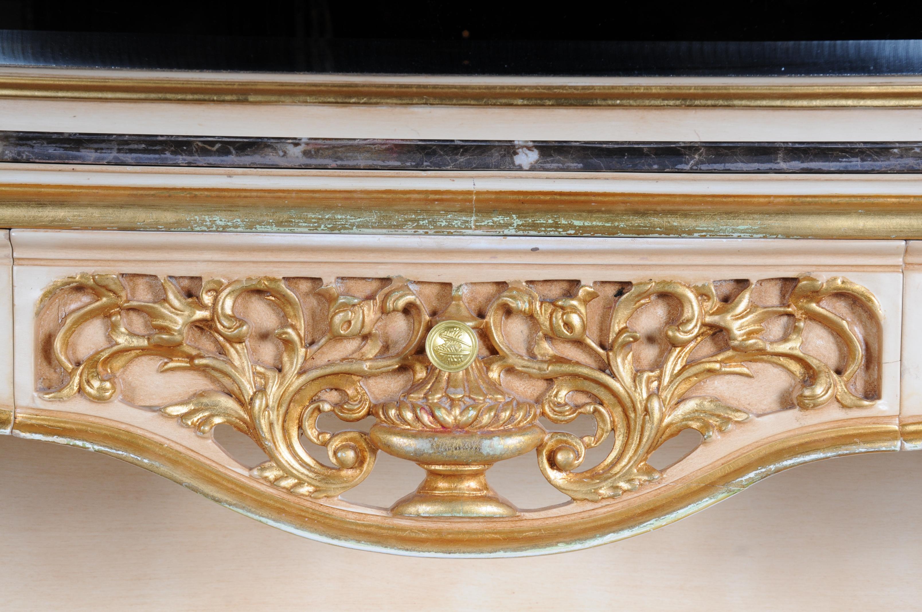 Hand-Carved Magnificent Sideboard / Dresser / Dressing Table Baroque, 20th Century For Sale