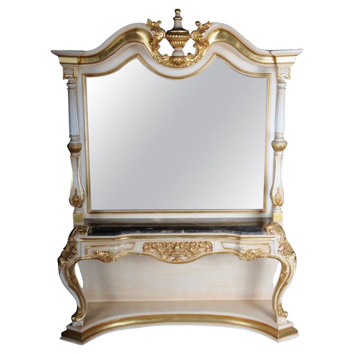 Prächtiges Sideboard / Kommoden-/Schminktisch Barock, 20. Jahrhundert