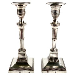 Magnificent Solid Silver Sterling Candlesticks 690g Porto Portugal 1810 