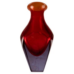 Magnificent sommerso murano vase by Seguso Vetri D'Arte