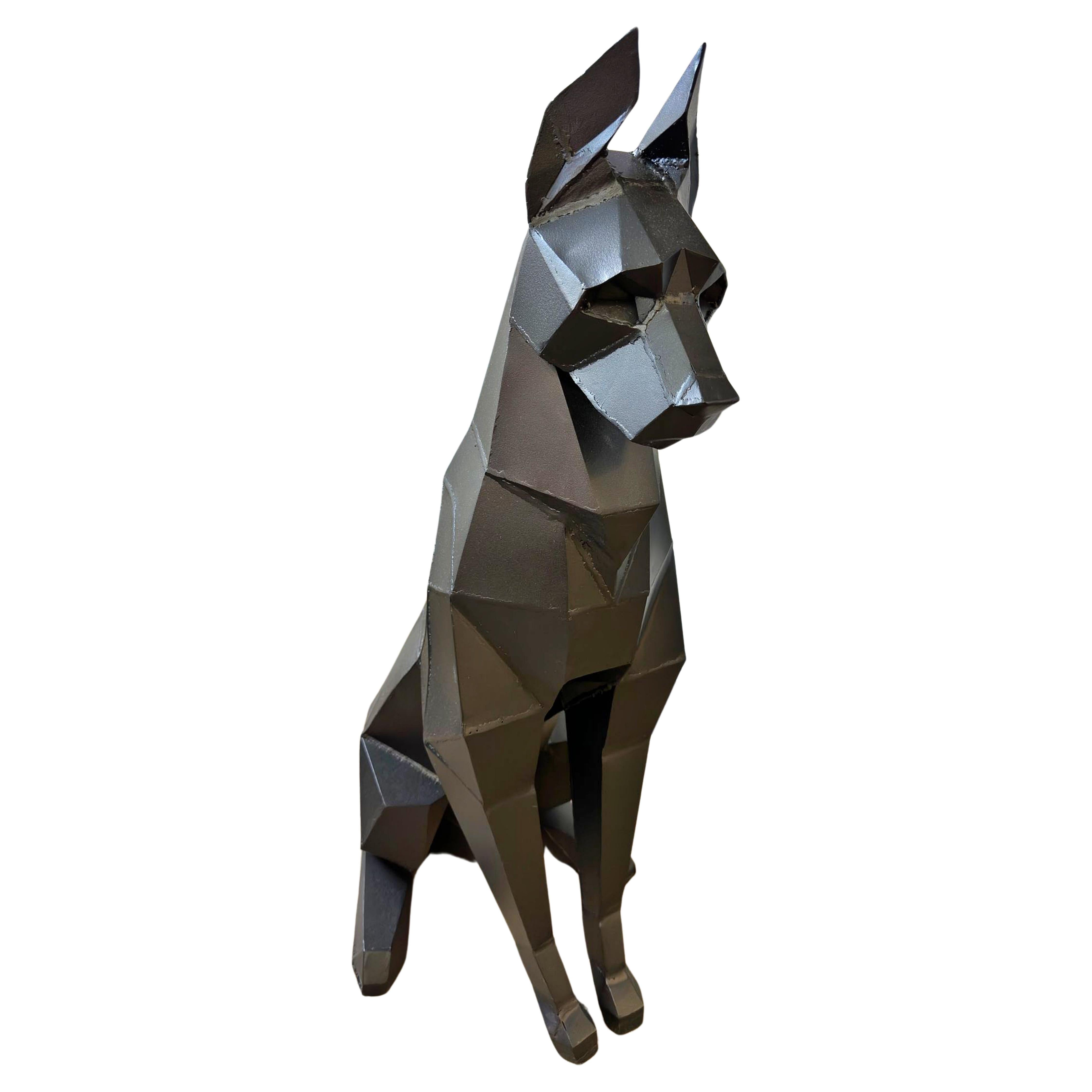 Magnífica Escultura Española "Perro" Siglo XX